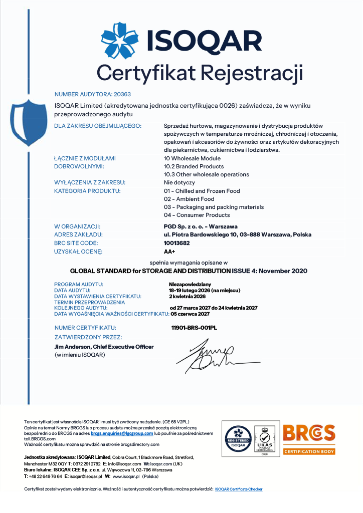 BRCGS